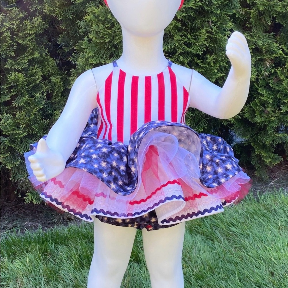 Baby girl custom 4th of July dress